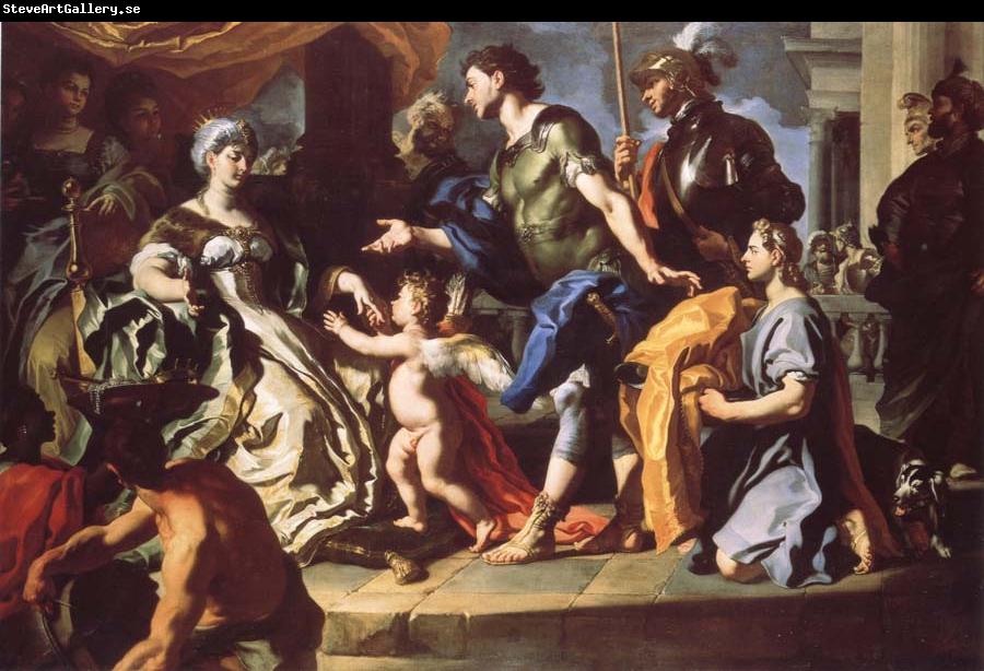 Francesco Solimena Dido Receiving Aeneas and Cupid Disguised as Ascanius